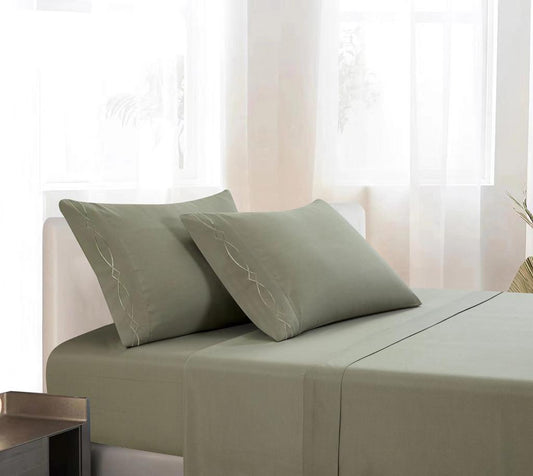 7600 Series Solid Bed Sheets - Premium Comfort with Lasting Elegance