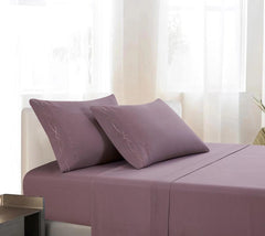 7600 Series Solid Bed Sheets - Premium Comfort with Lasting Elegance