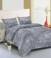 Duvet Cover Printed 3 pcs Set - Reversible