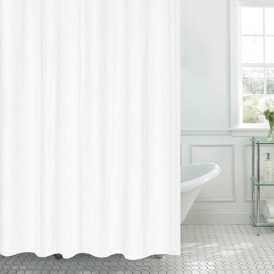 Hotel Collection Shower Curtain/Liner PVC White 70" X 72" - 178cm X 183cm