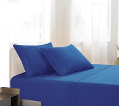 7600 Series Solid Bed Sheets - Premium Comfort with Lasting Elegance