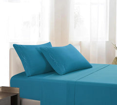 7600 Series Solid Bed Sheets - Premium Comfort with Lasting Elegance