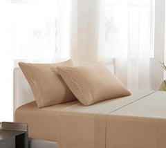 7600 Series Solid Bed Sheets - Premium Comfort with Lasting Elegance