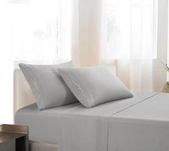 7600 Series Solid Bed Sheets - Premium Comfort with Lasting Elegance