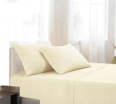 7600 Series Solid Bed Sheets - Premium Comfort with Lasting Elegance