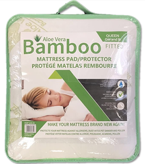 Aloe Vera Bamboo Mattress Pad