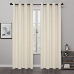 Abruzzo Chieti Stripe Ribbed Jacquard 54" X 84" Curtain