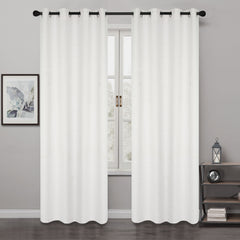 Abruzzo Chieti Stripe Ribbed Jacquard 54" X 84" Curtain