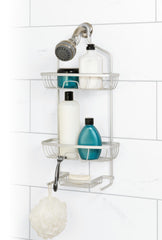 Shower Caddy, 2 Basket with Soap Holder