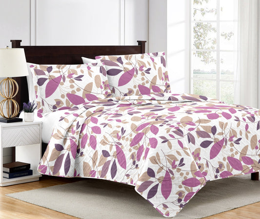 Quilt - 3 Piece Set - Printed -