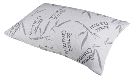 Bamboo Charcoal Memory Foam Pillow Flat