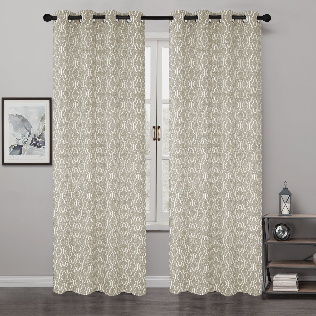 Calabria Catanzaro Designed Jacquard 54" X 84" Curtain