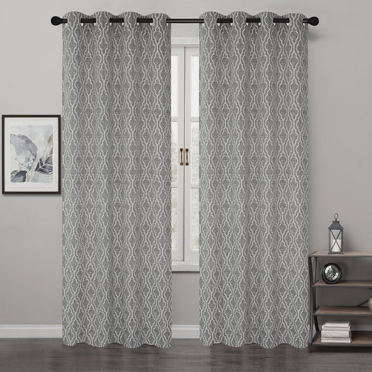 Calabria Catanzaro Designed Jacquard 54" X 84" Curtain