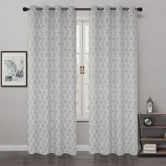 Calabria Catanzaro Designed Jacquard 54" X 84" Curtain