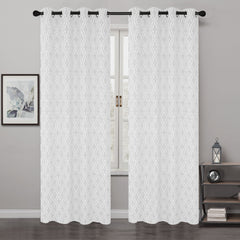 Calabria Catanzaro Designed Jacquard 54" X 84" Curtain