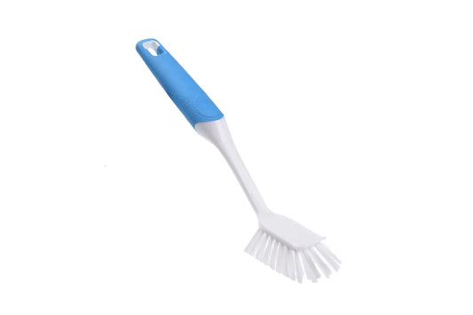 Brosse à vaisselle radiale avec racloir