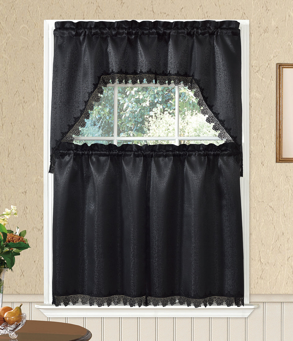 Lily Rose Kitchen Curtain