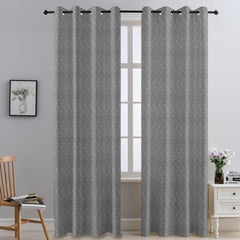 Patrona Shells  - Two Tone Jacquard 84" Curtain with Rings / Rideau 84" jacquard bicolore avec anneaux