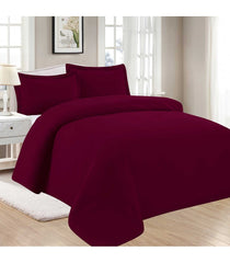 Duvet Cover Solid - 3 pc Set - Reversible