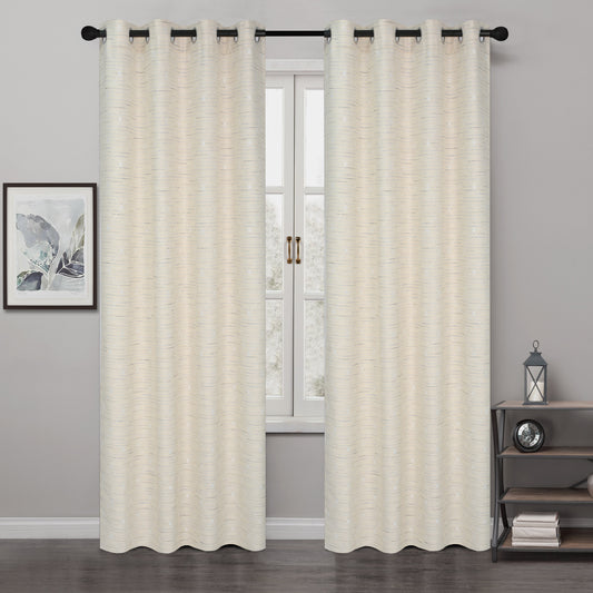 Valle Apulia Diamond Jacquard 54" X 84" Curtain