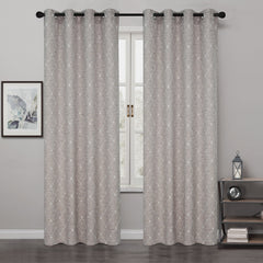 Valle Apulia Diamond Jacquard 54" X 84" Curtain