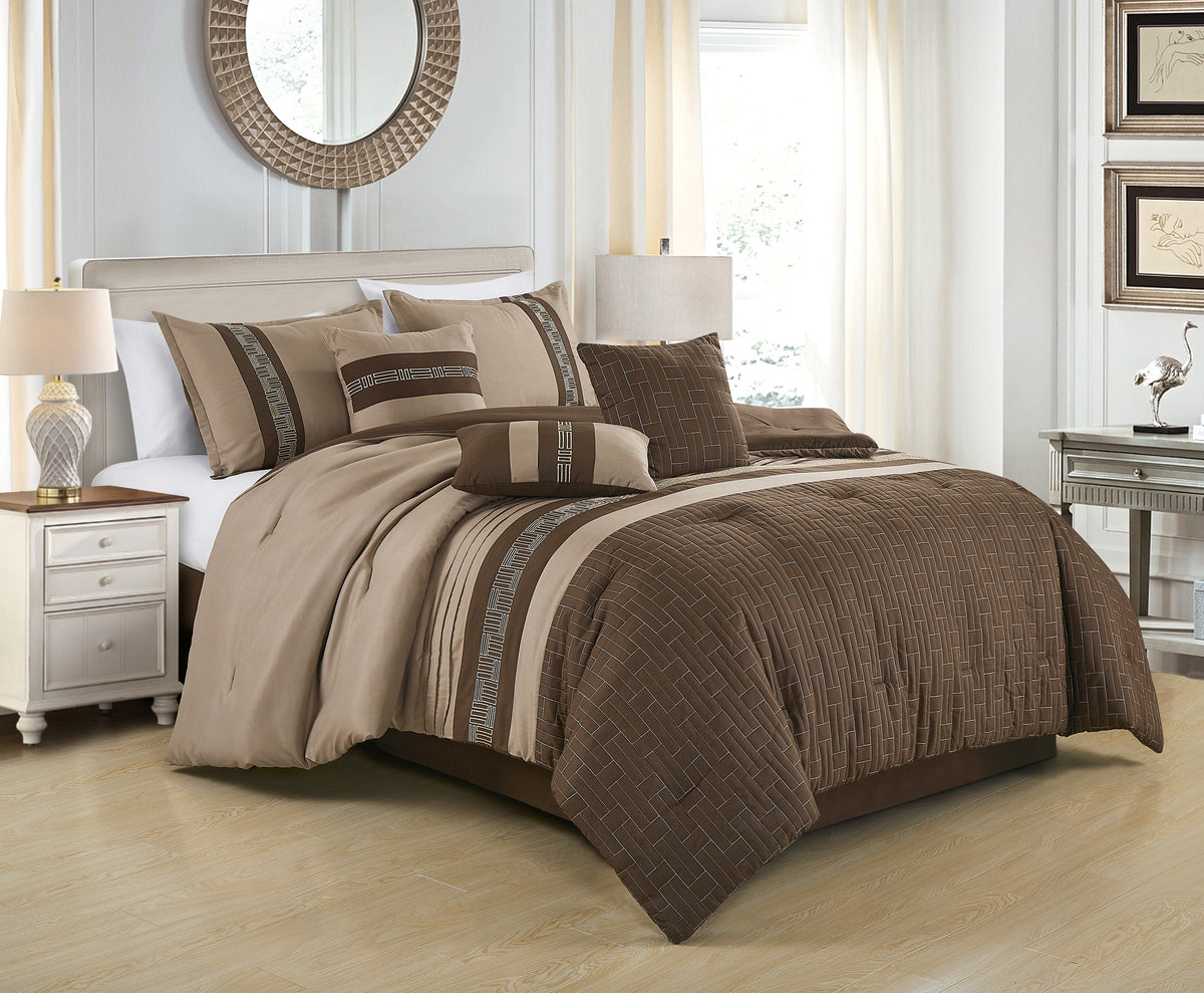 7 Pieces Comforter Set - YUKON