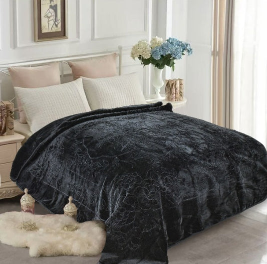 Korean Mink Blanket Solid - 4kg " QUEEN SIZE ONLY "