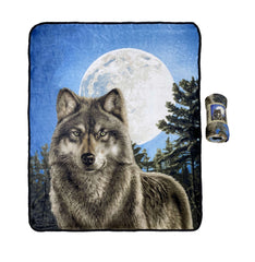 Everbest Rolled Animal Soft Throw 50" x 60" - Mix